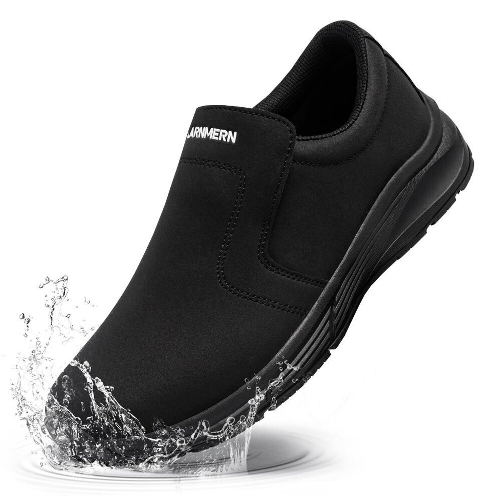 Non Slip Work Shoes Water Resistant Slip On Sneakers Comfort Professional
